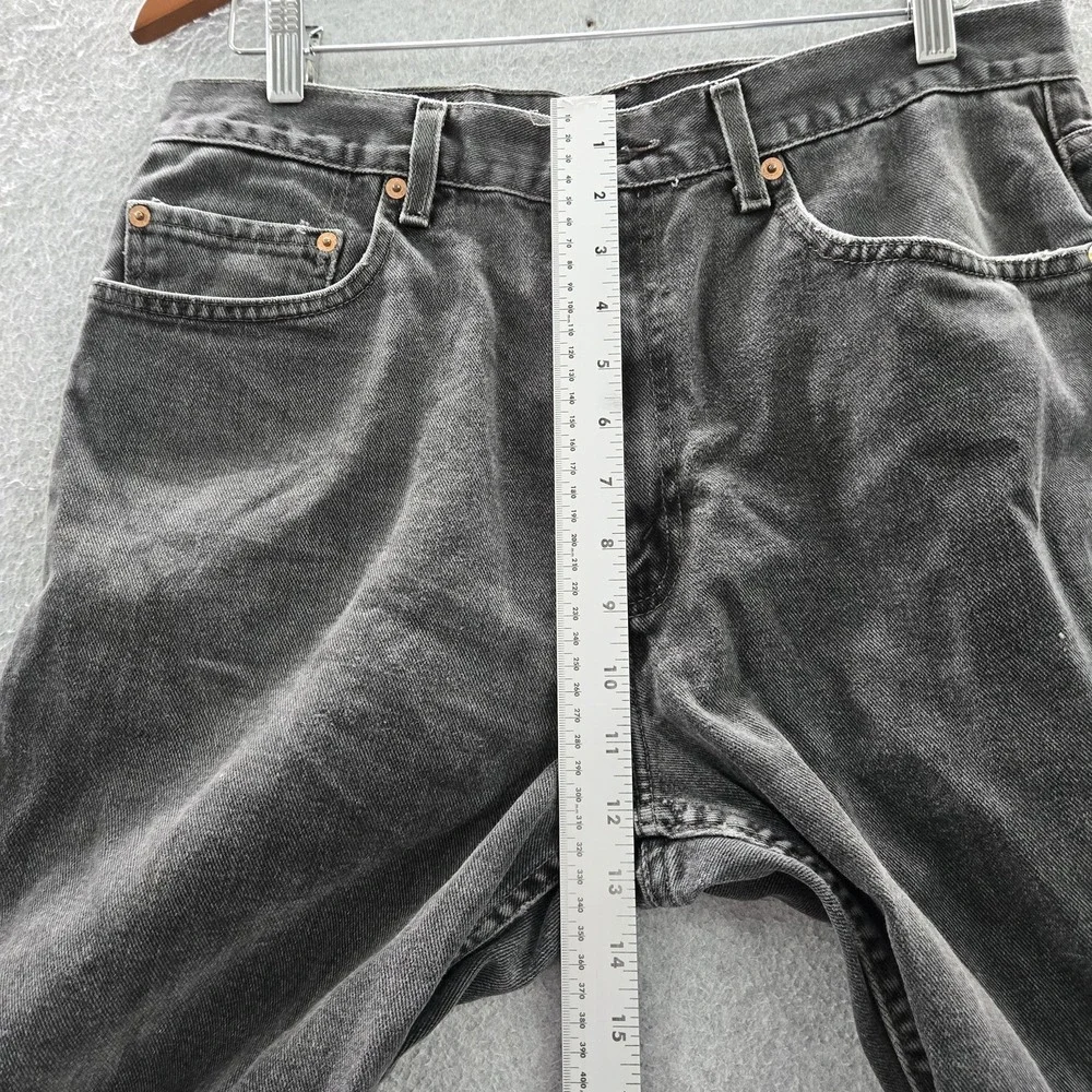 VINTAGE Levi's 505 Men Jeans 34X36 Gray Denim Regular Straight 34